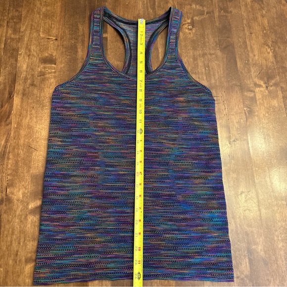 Lululemon Swiftly Racerback Tank Top Love Rainbow Pride Sporty Gym Sz 6 RARE - Picture 3 of 9